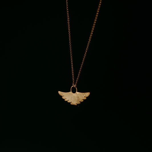 Mini Wings Necklace Gold
