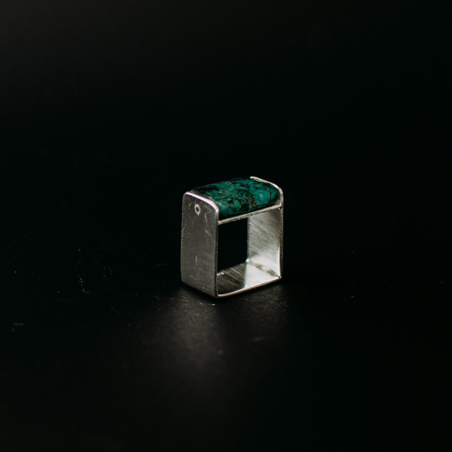 Turquoise Square Silver