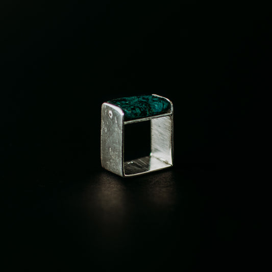 Turquoise Square Silver