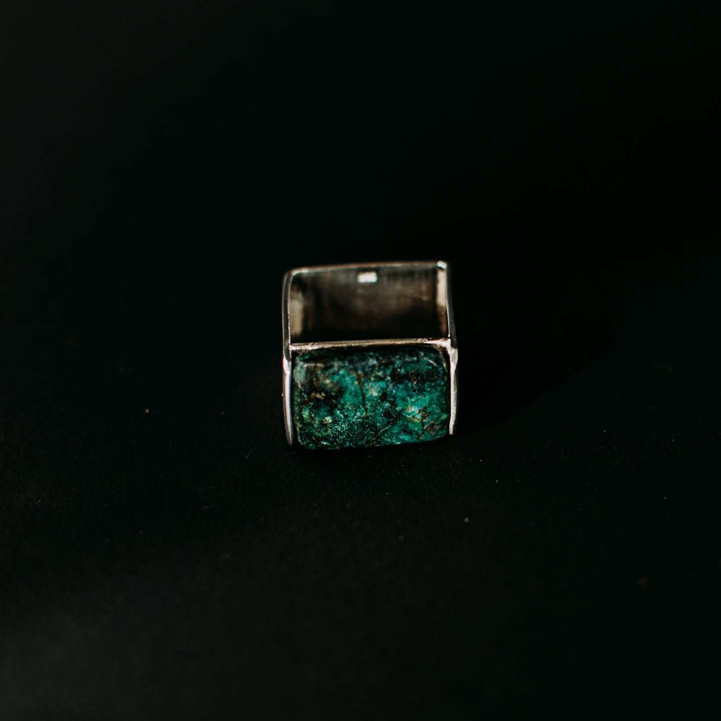 Turquoise Square Silver
