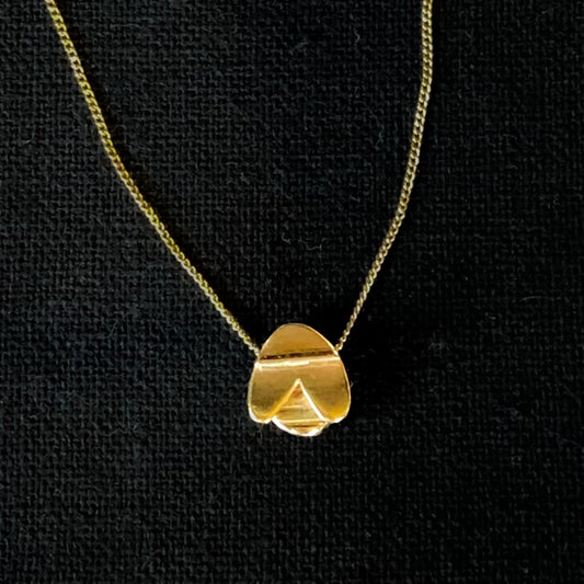 Bee Totem Necklace Solid Gold