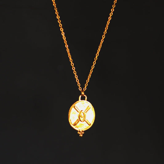 The Secret Necklace Solid Gold - Luck